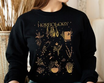 Herbology Sweatshirt | Wizard School Crewneck, Bookish Potter