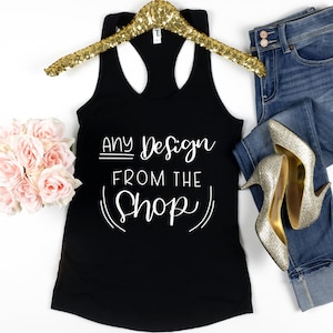 Magical Tank Top with Any Design from the Shop | Custom Potterhead Tank Top | Custom Pop Culture Tank
