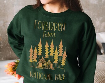 Forbidden Forest National Park Sweatshirt | Bookish Wizard School Hoodie