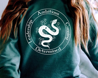 Serpent House Sweatshirt | Witchy Wizard School Hoodie