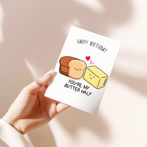 Carte d'anniversaire mignonne drôle pour le meilleur ami, soeur, partenaire, petit ami, petite amie, carte d'anniversaire drôle, carte de voeux drôle