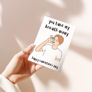 Carte de Saint-Valentin drôle et mignonne pour meilleure amie, soeur, partenaire, petit ami, petite amie, carte d'anniversaire drôle, carte de voeux drôle