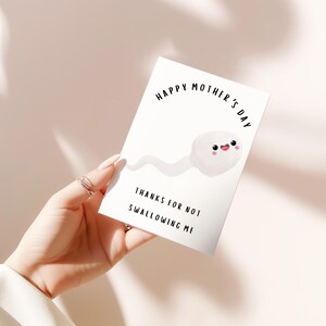 Carte de fête des mères mignonne drôle pour meilleure amie, soeur, partenaire, petit ami, petite amie, carte d'anniversaire drôle, carte de voeux drôle