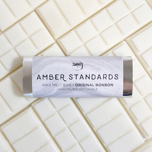 CHOCOLATE Wax Melts | Original Bonbon | Bourbon Scent | Wax Melt Bars | Soy Wax | Non-Toxic Vegan | Chocolate Bar | Unique Gifts
