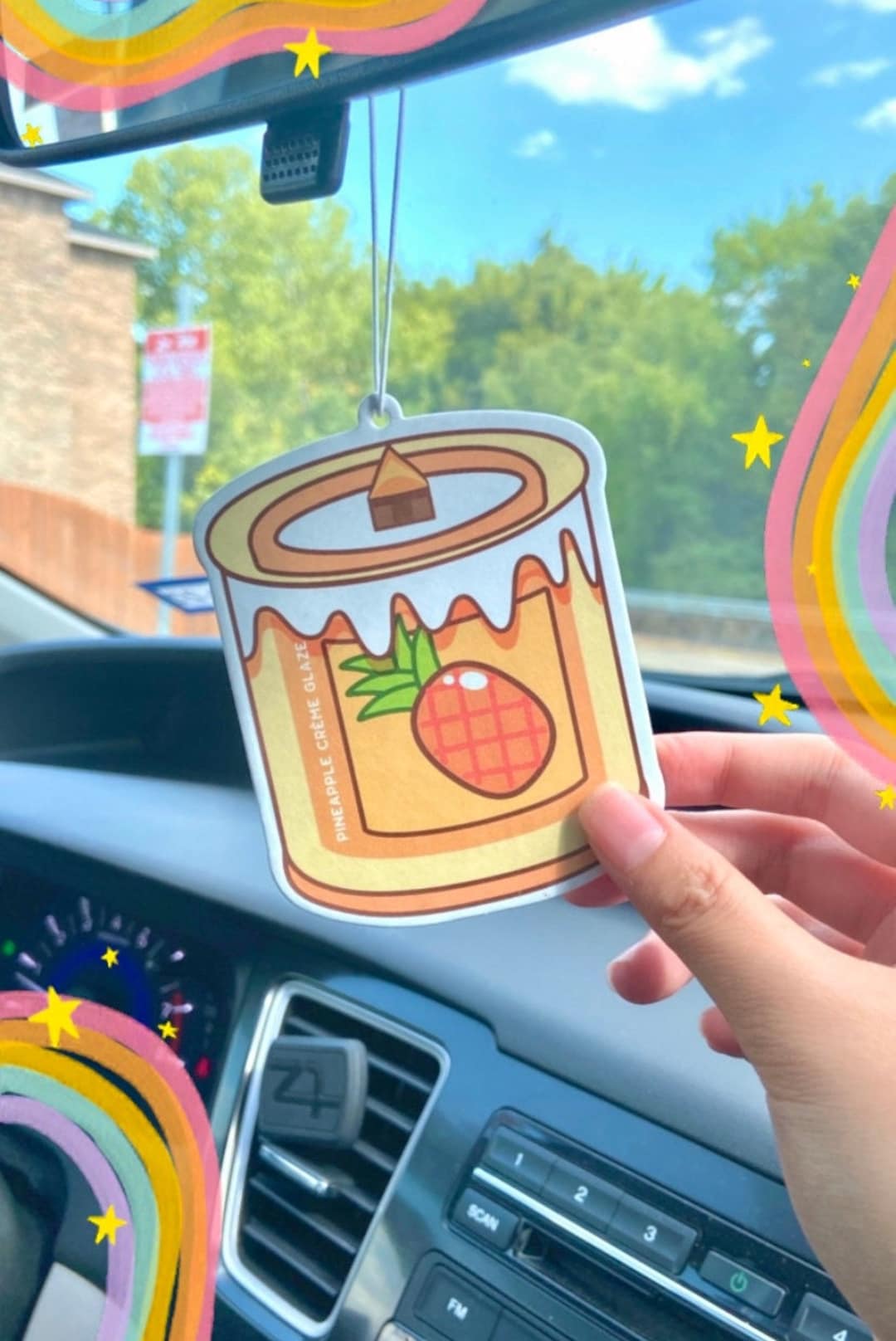 Auto Lufterfrischer Ananas-Creme-Glasur Ananas Orangenduft