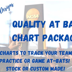 Quality At-bat Chart Package - Etsy