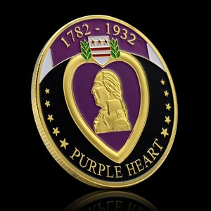 1782-1932 Purple Heart Order / President George Washington - USA