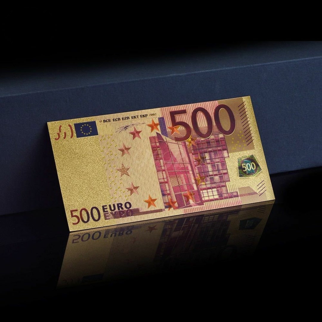 Billet doré 500 Euros (ref.260746)