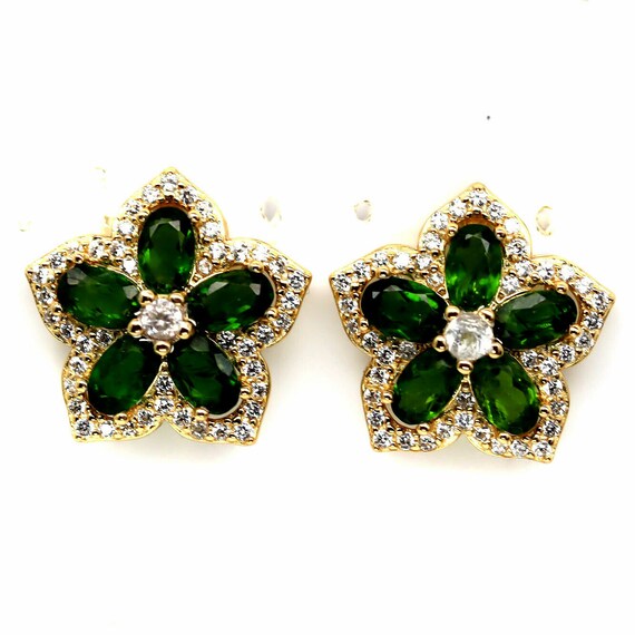 Diopside earrings shop