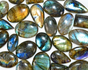 Mischlot Labradorite Cabochone unterschiedliche Größen