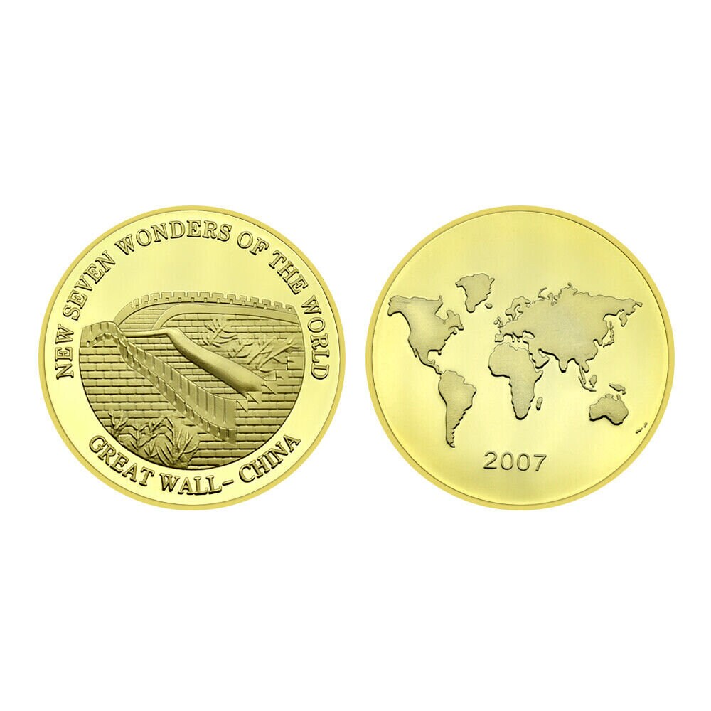 7pcs/set 2007 New 7 Wonders of the World Gold Coins Souvenir Gold Plated - Etsy 7pcs/set 2007 New 7 Wonders of the World Gold Coins Souvenir Gold Plated - Etsy