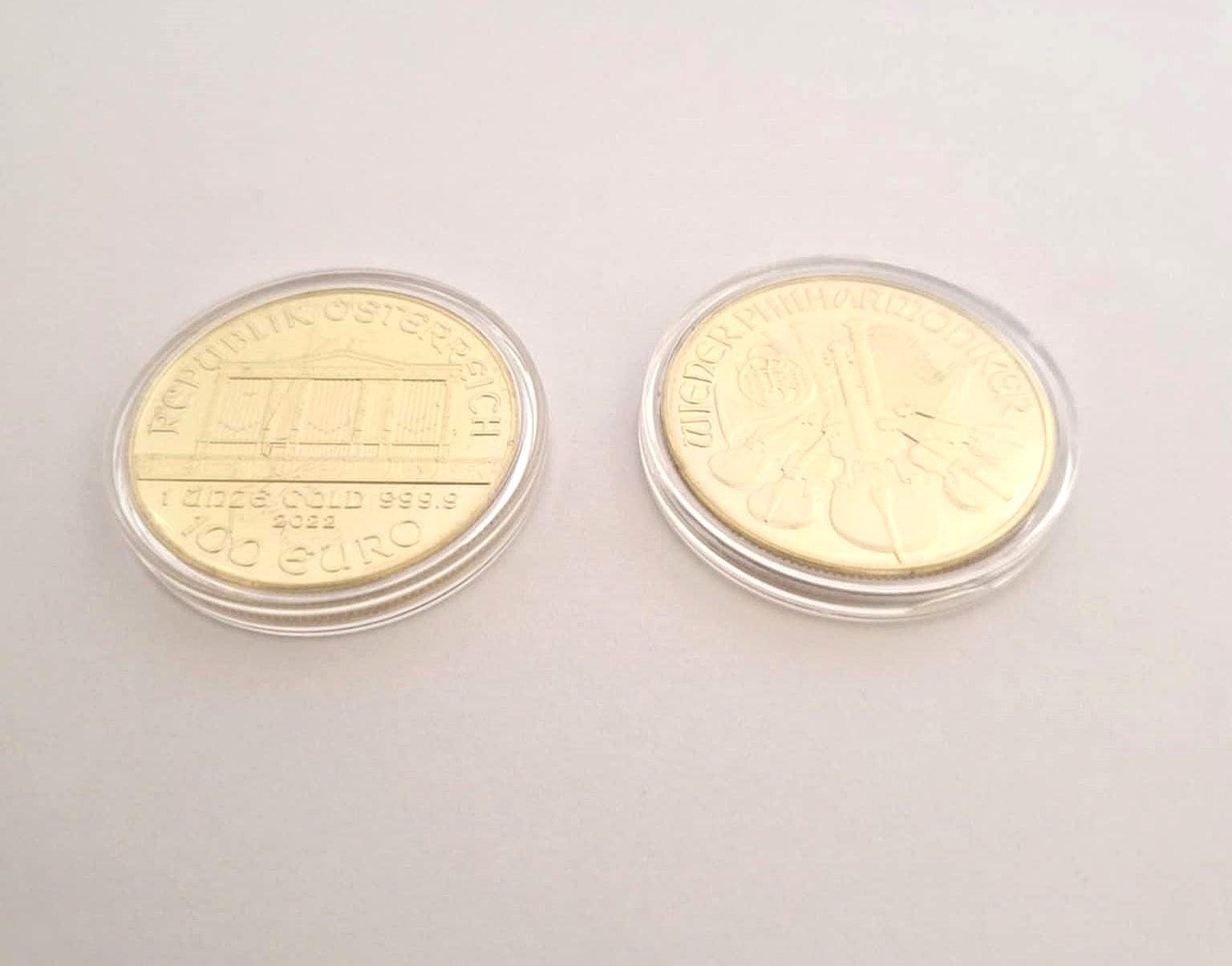Vienna Philharmonic Medal 2022/Austria Medal/ gold-plated