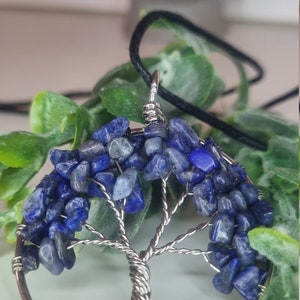 Crystal Tree of life Necklace, crystal jewellery, crystal necklace, citrine, amethyst, clear quartz, aventurine, healing,
