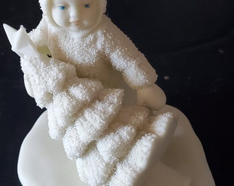 Snowbabies Dept. 56 Baby with Christmas Tree