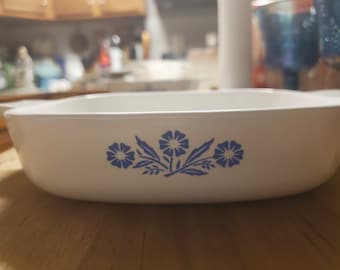 Casseruola Corningware Blue Cornflower da 1 litro vintage anni '60