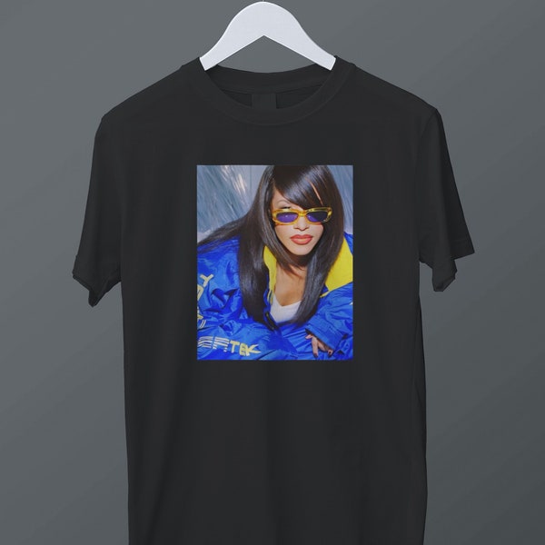 Aaliyah vintage style t shirt