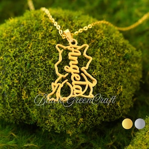 Cubone Necklace • Cubone Pendant • Personalized Necklace • Birthday Gift • Gifts For Kids • Gift For Her