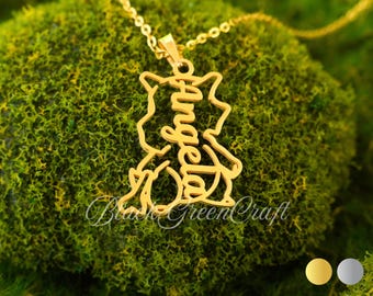 Cubone Necklace • Personalized 925 Sterling Silver Pendant