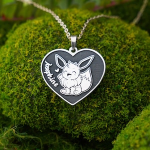 Eevee Necklace • Anime Necklace • Gifts For Kids • Gifts For Her