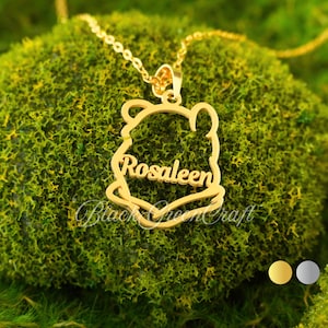Winnie The Pooh Necklace • Pooh Pendant • Personalized Necklace • Birthday Gift • Gifts For Kids • Gift For Her