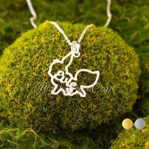 Eevee Necklace • Personalized Necklace • Eeveelution Pendant • Birthday Gift • Gifts For Kids • Gift For Her
