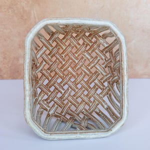 Diagonal Woven Basket