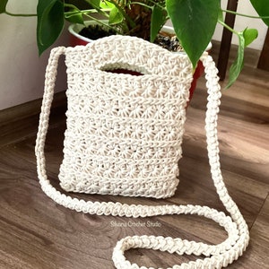 Crochet Pattern Crossbody Star Bag Crochet Tutorial Beautiful Elegant Purse with Photo Tutorial Step By Step  Macrame Cotton Modern Bag DIY