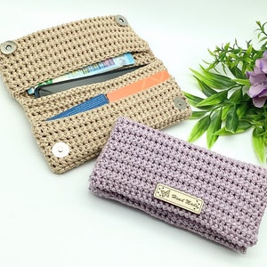 Crochet Wallet Pattern Easy Crochet Wallet Purse Bag Card Holder Pattern Women's Fashion Wallet with 4 Pockets Beginners Pattern Great Gift