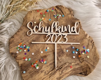 Cake Topper Schulkind 2024| Einschulung