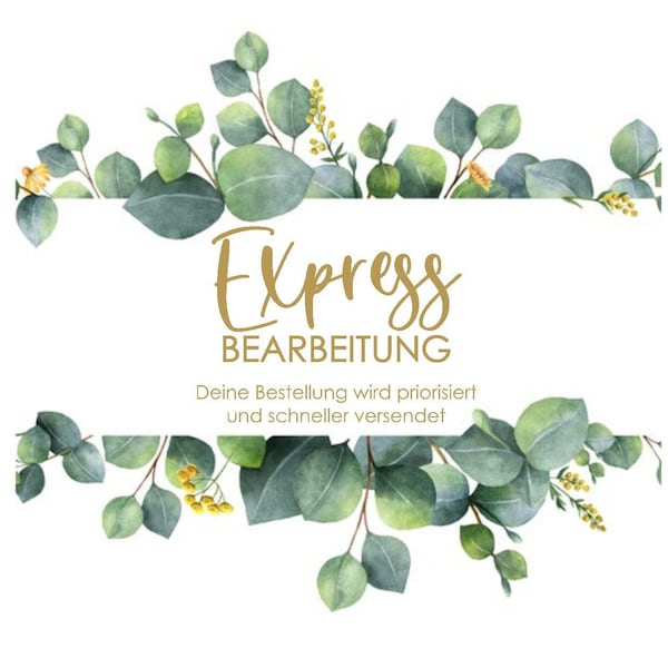 Express Bearbeitung | Prio Versand