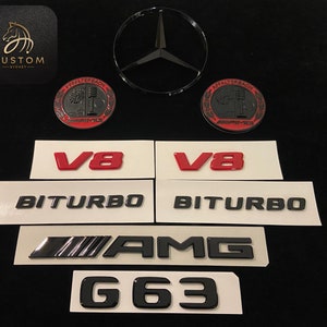 グロスブラック G63 バッジ パッケージ メルセデス G63 AMG W463 W464 専用パック