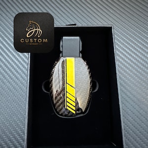 Premium Echte Carbon Faser Schlüsselanhänger Cover Pack Für Mercedes A45 CLA45 GLA45 C43 C63S GLC63S GLE63S GLS63 Exclusive Made