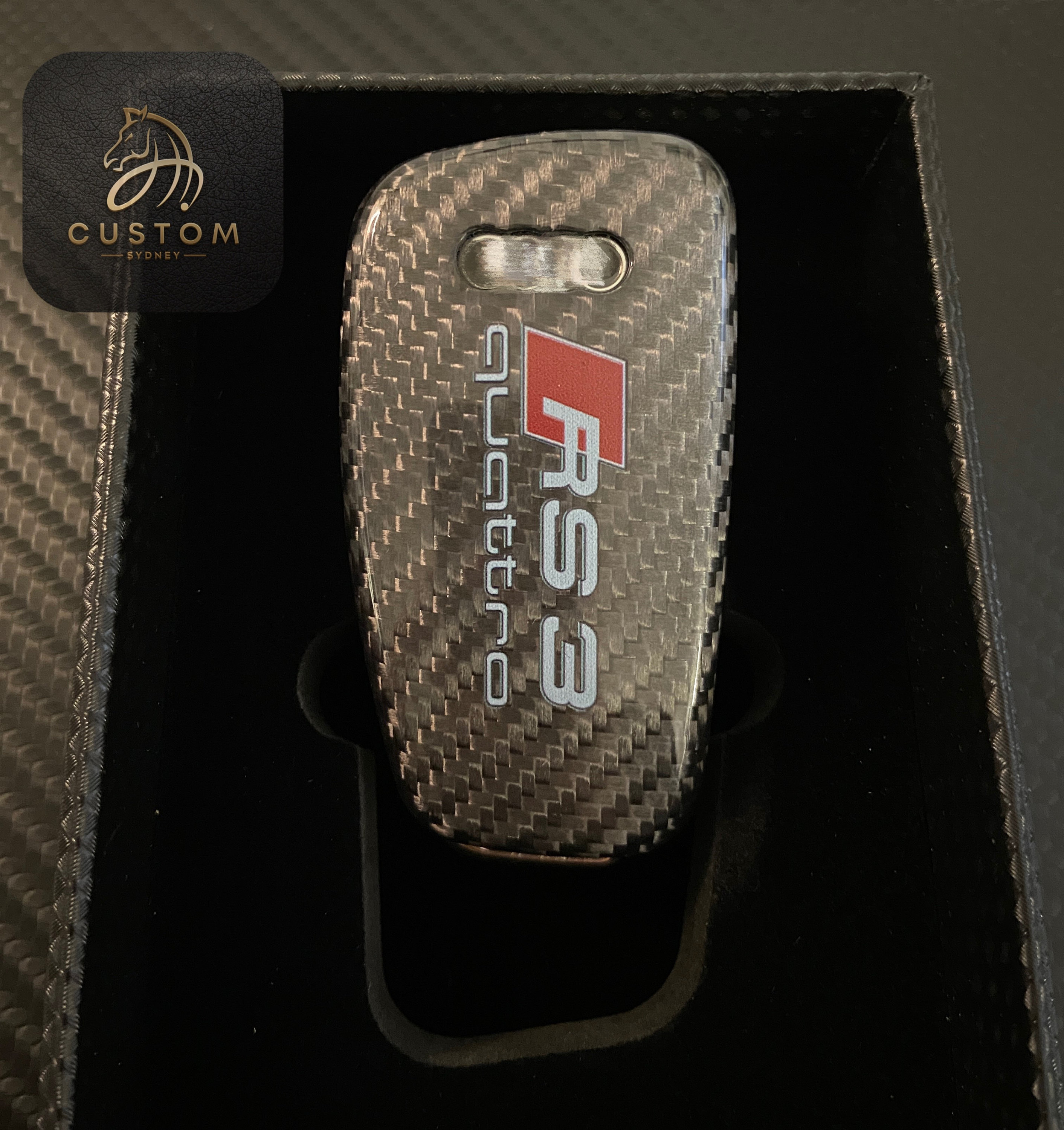 Genuine Carbon Fiber Key Fob Cover for Audi RS3 RSQ3 S3 Q3 TTS Etsy