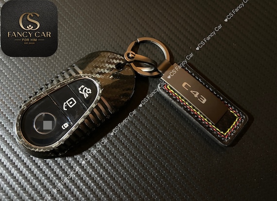 W206 C43 Premium Genuine Carbon Fiber Key Fob Cover Case Fit for Mercedes  W206 C43 Custom Made Exclusive Gift -  UK