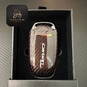 Genuine Carbon Fiber Key Fob Cover Case For Audi RS4 RS5 RS6 RS7 S4 S5 S6 S7 S8 SQ5 R8 Carbon Edition