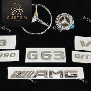 クロームシルバー G63 バッジ パッケージ メルセデス G63 AMG W463 W464 専用パック