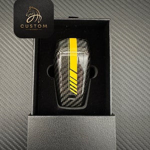 Premium Echte Carbon Faser Schlüsselanhänger Abdeckung Fall Für Mercedes Modell A C glc gle gls cla Klasse Nach Maß exklusives Geschenk