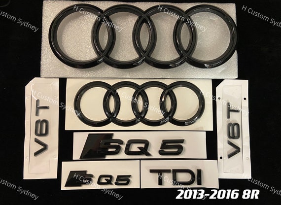 Original Audi Q5 Black Edition Emblem