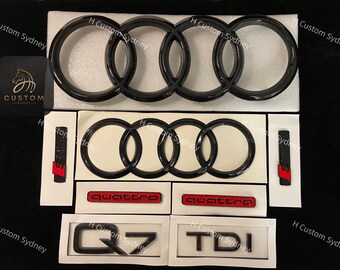 Hand-knitted Audi Leather Key Chain