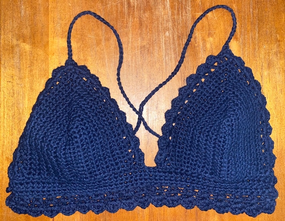 Boho Scallop-edge Crochet Bralette -  Canada