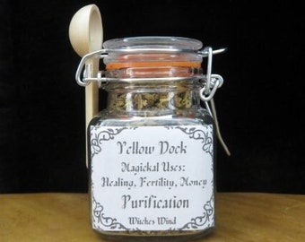 Organic Yellow Dock Herb: Dried Rumex Crispus, Witchcraft Supply