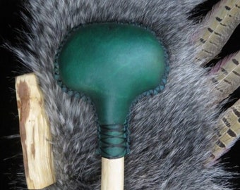 SHAMANIC RATTLE ~ BADGER Claw ~ Witch Rattle ~ Journey Rattle ~  Medicine Rattle ~ Ceremonial Rattle ~ Shaman Rattle ~ Witches Wind