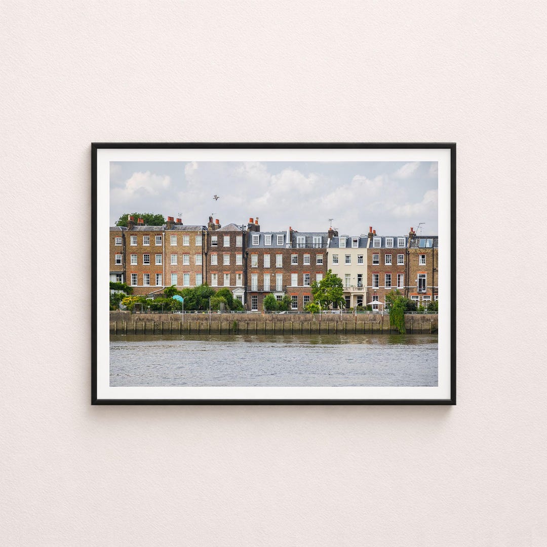 Hammersmith Terrace Photo Print - London Riverside Architecture ...