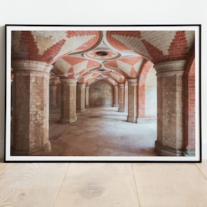 Impressão do metrô do Crystal Palace - Fotografia de Londres, Marco Histórico, Arquitetura, Tela Esticada, Arte de Parede, Decoração de Casa, Foto Emoldurada, Reino Unido