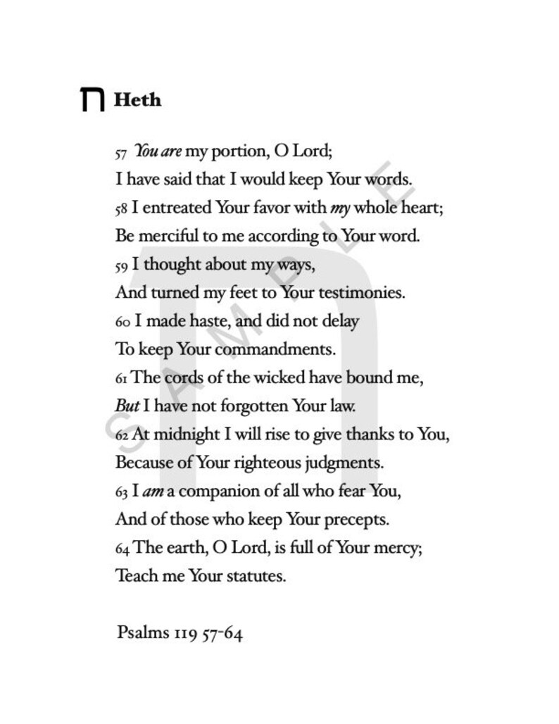 HEBREW LETTER "HETH"