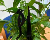 Metal Woodpecker Plant Pot Decoration - Ideal Gift - Home, Outdoor & Garden Gift - Flower Box Art - Gardener - Bird Watcher