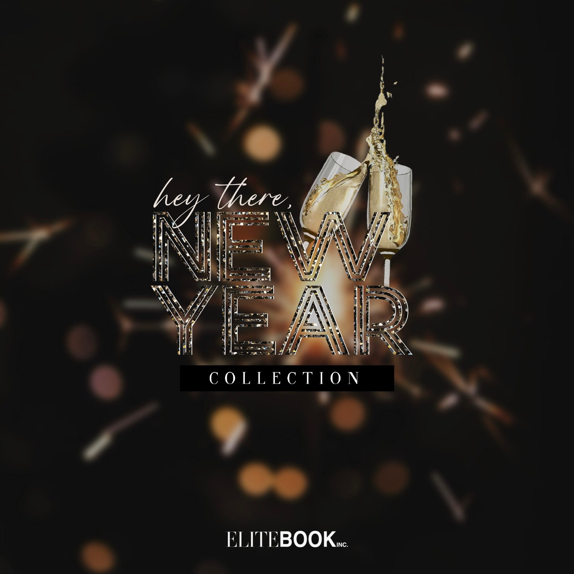 Hey There New Year Collection by EliteBook Inc. | Digital stickers, Clipart, Goodnotes stickers, Digital Planner Stickers