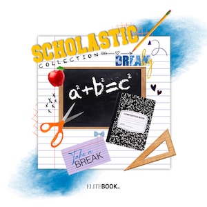 Scholastic Collection by EliteBook Inc. | Digital stickers, Clipart, Goodnotes stickers, Digital Planner Stickers