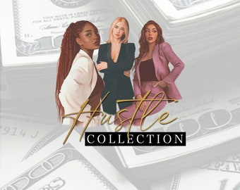 Hustle Collection by EliteBook Inc. | Digital stickers, Clipart, Goodnotes stickers, Digital Planner Stickers