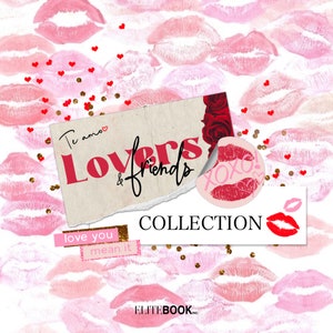 Lovers & Friends Collection by EliteBook Inc. | Digital stickers, Clipart, Goodnotes stickers, Digital Planner Stickers